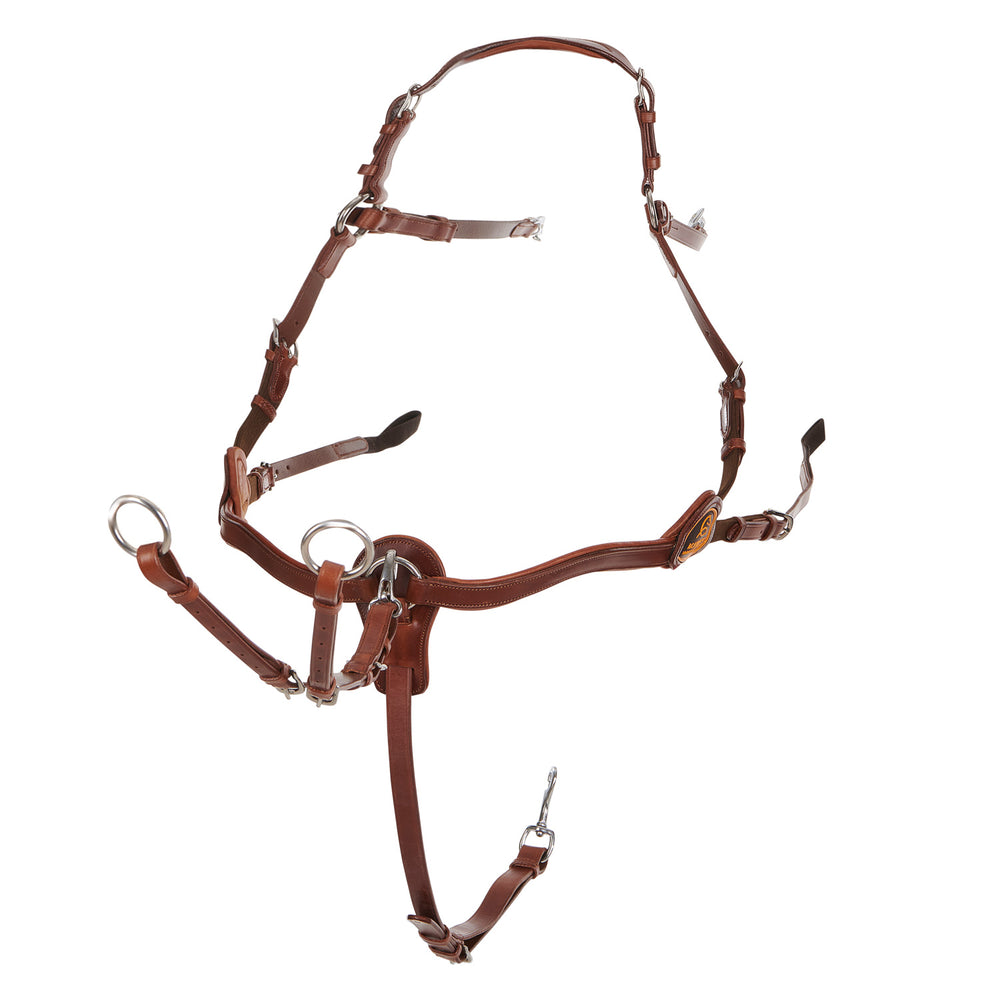 Acavallo five point breastplate calfskin