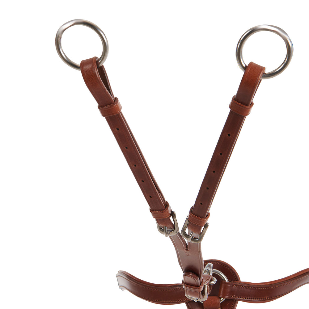 Acavallo five point breastplate calfskin