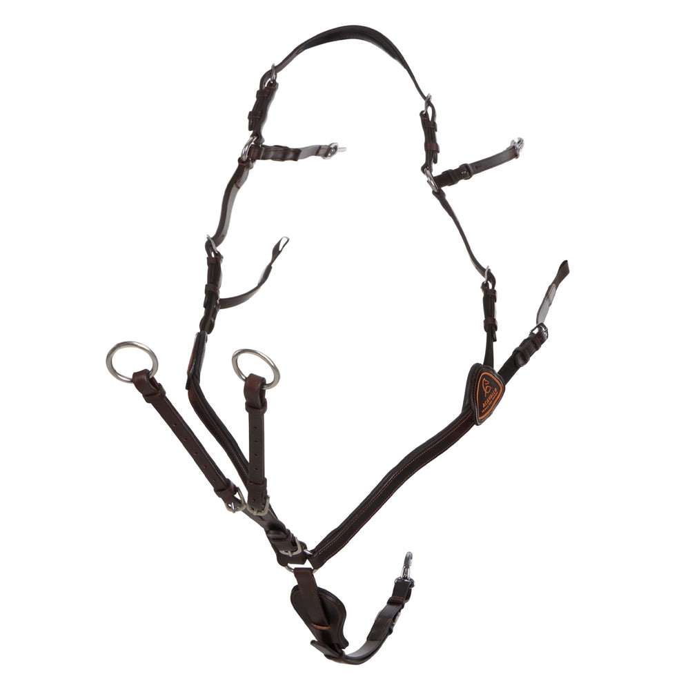 Acavallo five point breastplate calfskin