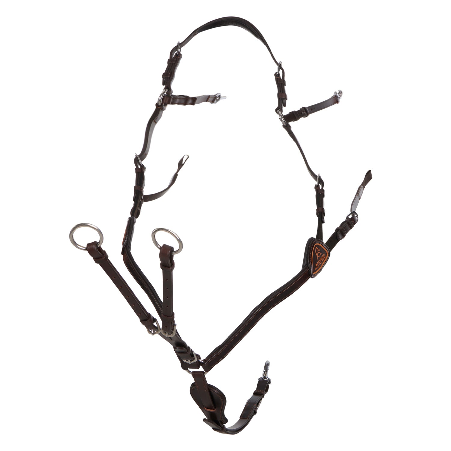 Acavallo five point breastplate calfskin