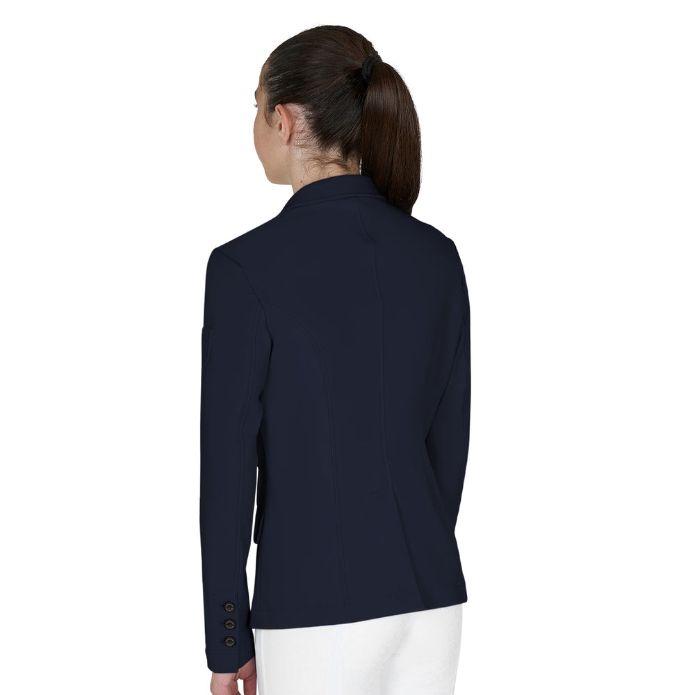 Equestro kids slim fit three buttons competition jacket