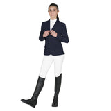Equestro kids slim fit three buttons competition jacket
