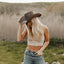 American hat makers Hollywood | Womens Leather Cowgirl Hat