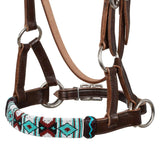 Pool's western headboard with decorations in colored beads PLH01042