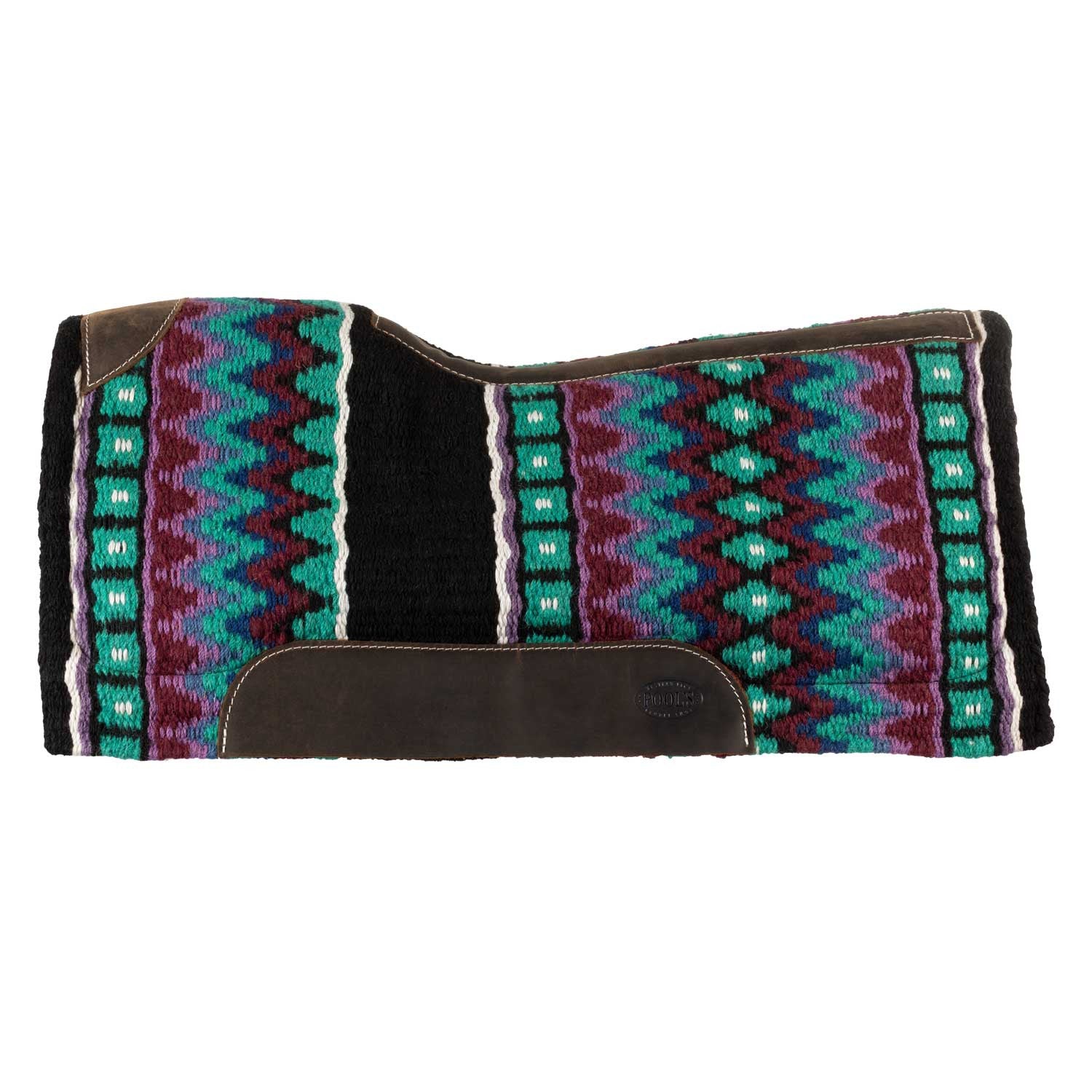 Pool's western wool top felt saddle pad 34' x 36' PLH09007