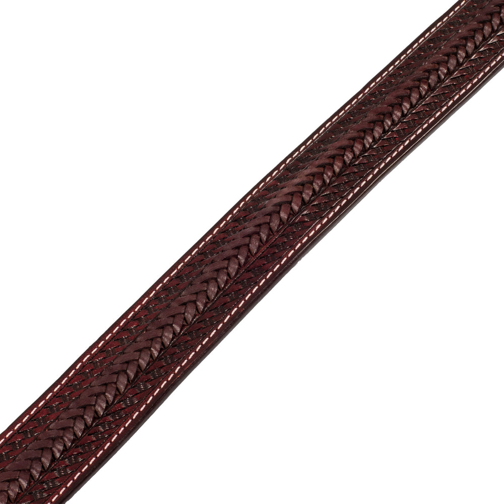 Pool's unisex western belt basket tolled with copper zinc buckle