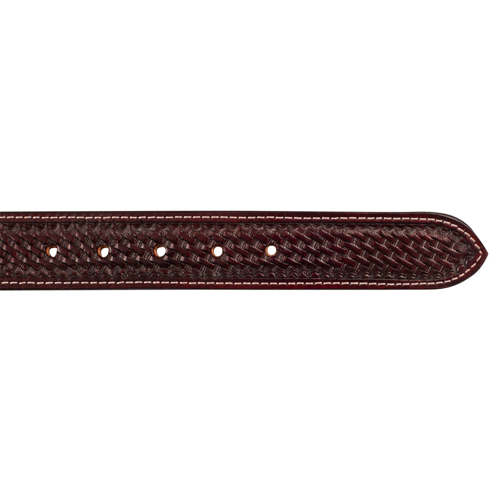 Pool's unisex western belt basket tolled with copper zinc buckle