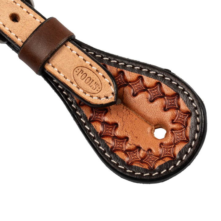 Pool's 2 tone western spur straps