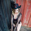 American hat makers Reversible Ren | Leder-Festivalhut für Damen
