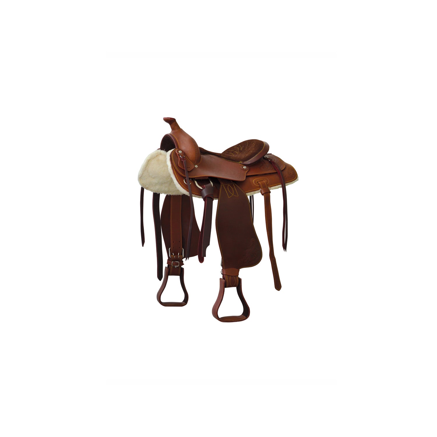 Lakota prime saddle with suede seat