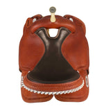 Pool's barrelzadel SE 0075 met gekleurd ruw leer, model 5020