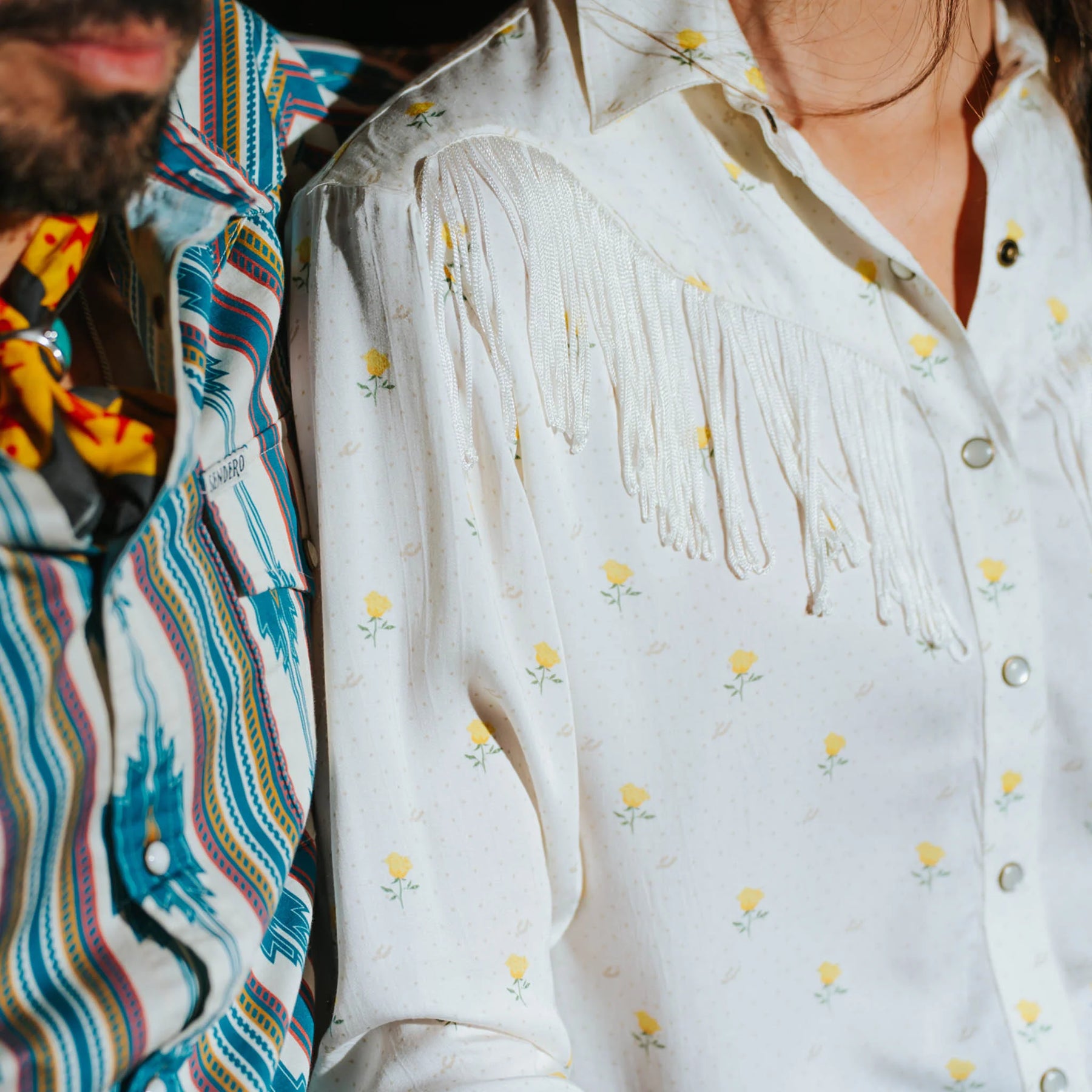 Sendero june fringe longe sleeve shirt