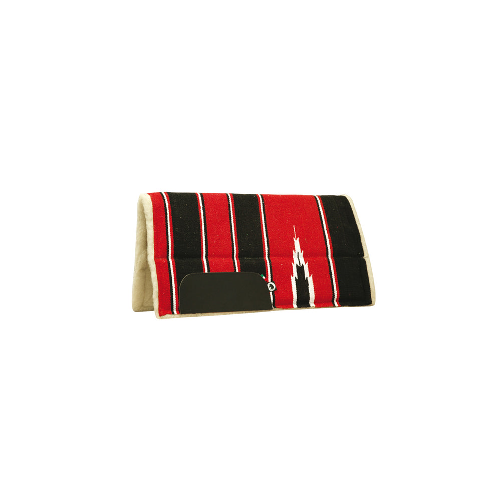 Lakota pony saddle pad with synthetic fleece bottom