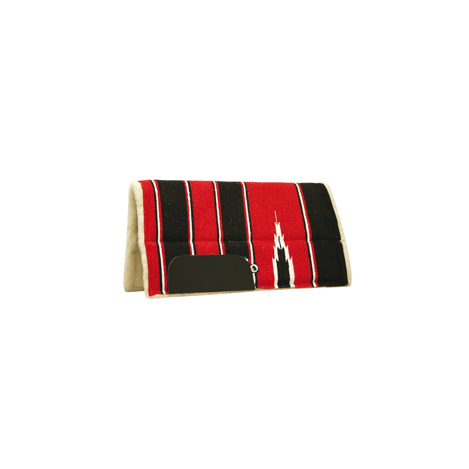 Lakota pony saddle pad with synthetic fleece bottom