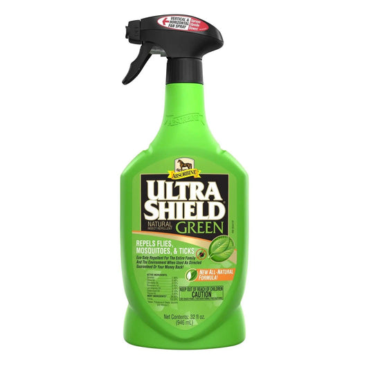 Absorbine ultrashield green natural fly repellent spray Absorbine