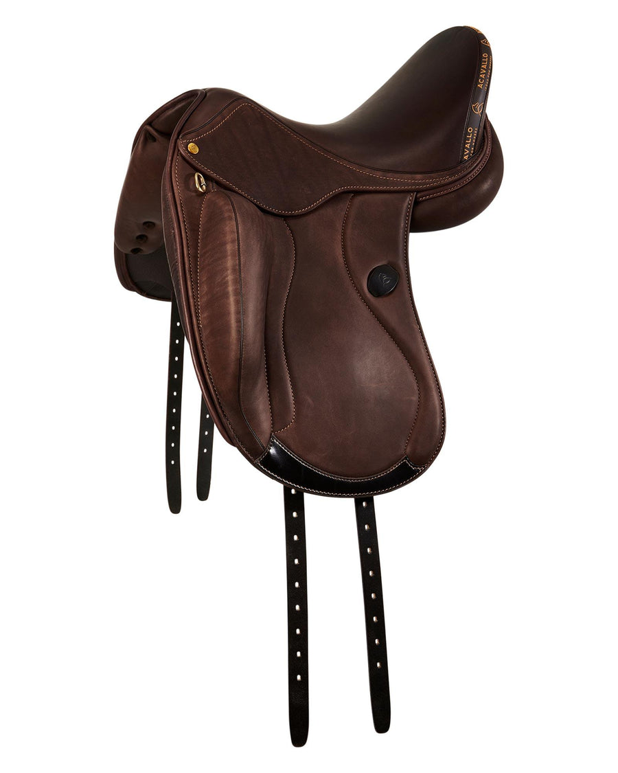 Acavallo Mantegna dressage saddle long knee blocks AC 9170 - HorseworldEU