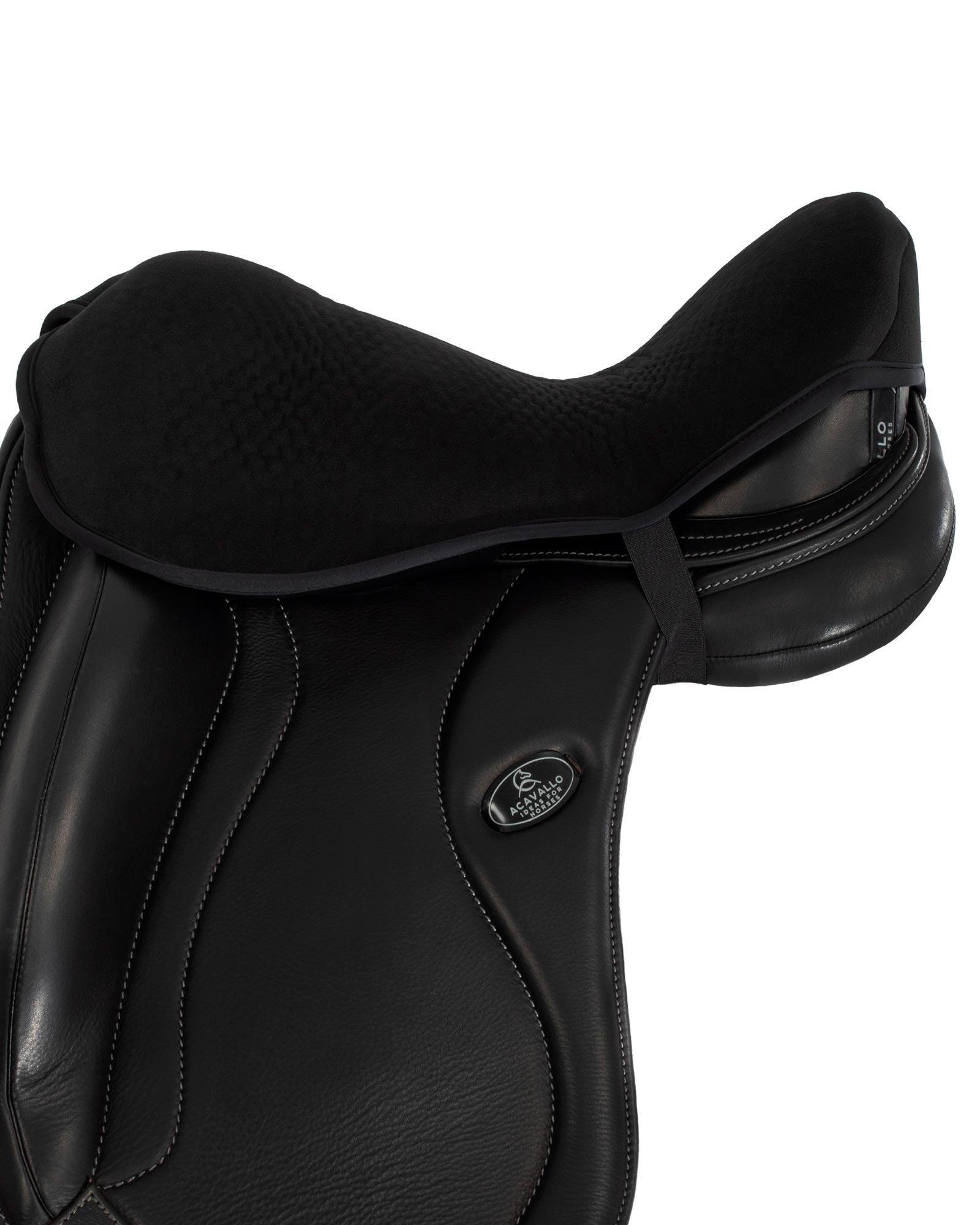 Coussin En Gel Acavallo Pour Selle Western - Dri-Lex, 10 Mm, Absorbe Les Chocs, Noir - 2