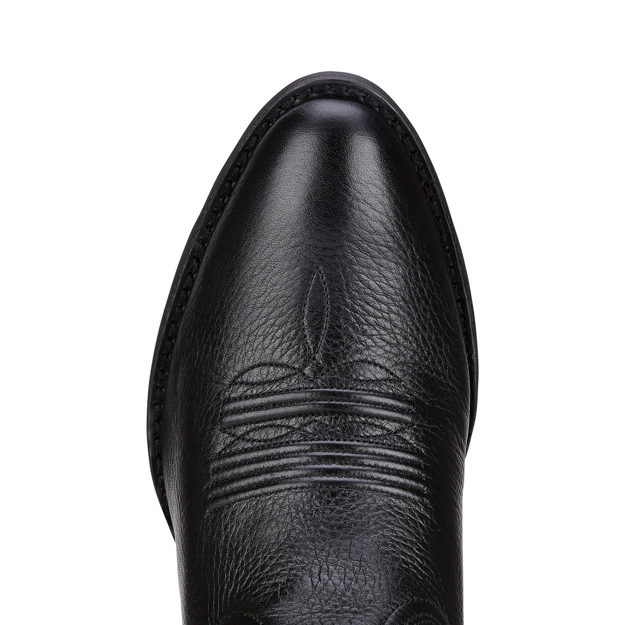 Stivali Western ARIAT Heritage R Toe Donna - Pelle Marrone Invecchiato - Tacco 4,4cm - Gambale 28cm - Taglia 40 Larga