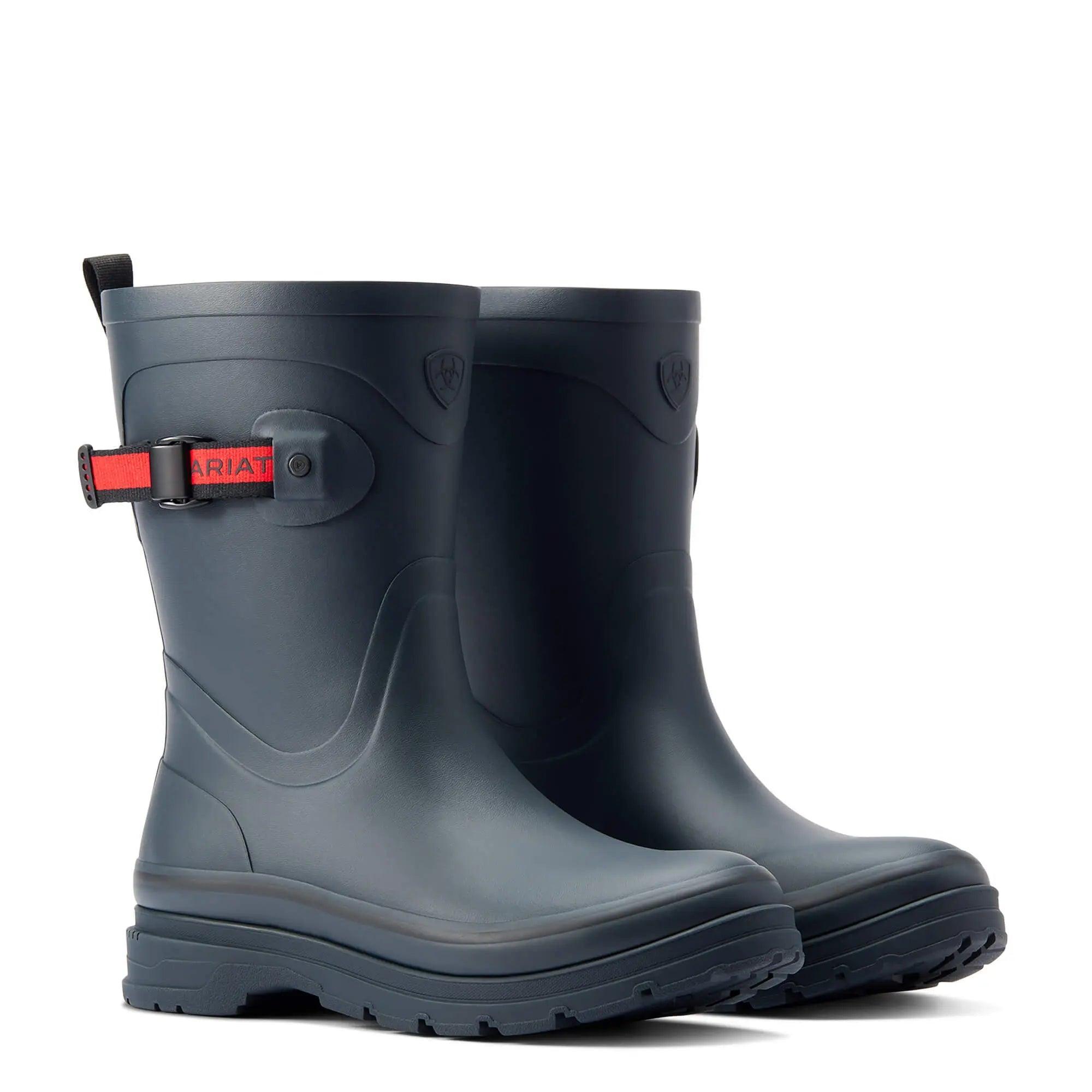 (取寄) アリアット レディース ケルマーシュ ミッド ラバー ブーツ Ariat women Ariat Kelmarsh Mid Rubber Boots Navy Ariat Kelmarsh mid rubber boot for ladies - HorseworldEU