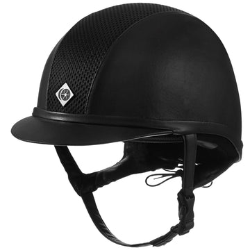 Charles Owen ayr8 plus leatherlook helmet Charles Owen