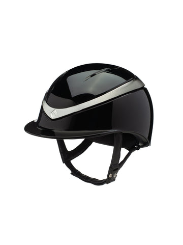 Charles Owen halo helmet glossy black / platinium Charles Owen