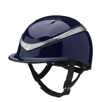 Charles Owen halo helmet glossy navy/platinium Charles Owen