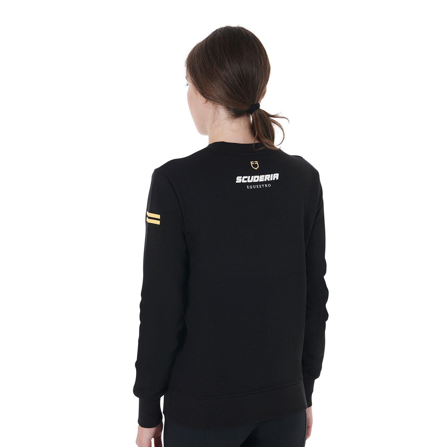 Equestro women's scuderia crewneck sweatshirt - HorseworldEU
