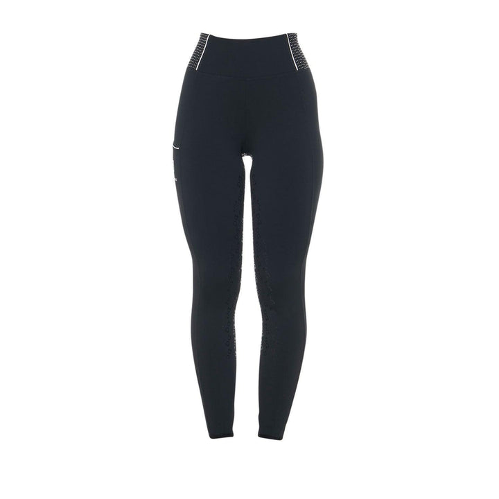Equestro women's slim fit leggings rhinestones - HorseworldEU
