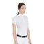 Equestro women's slim fit mandarin collar competition polo shirt - HorseworldEU