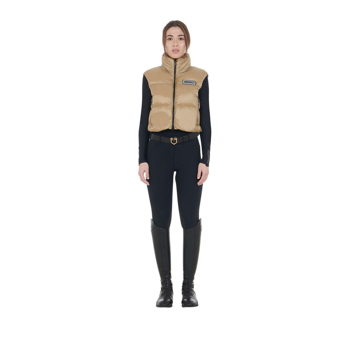 Equestro women's zippered cropped vest - HorseworldEU