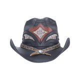 American hat makers Storm | leder en ratelslang cowboyhoed