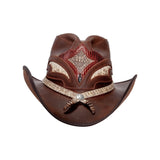 American hat makers Storm | leder en ratelslang cowboyhoed