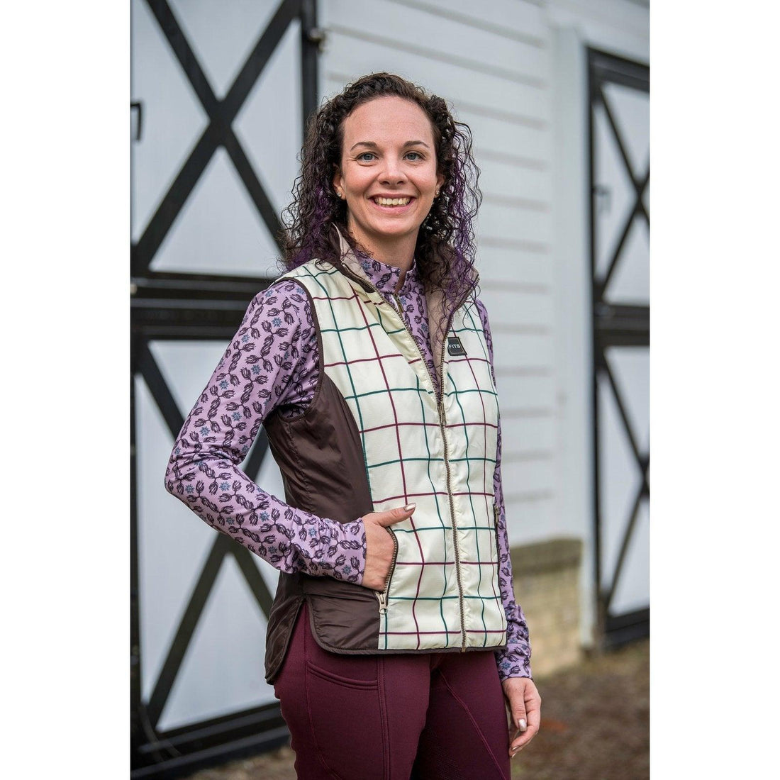 Fits everly reversible vest Fits riding