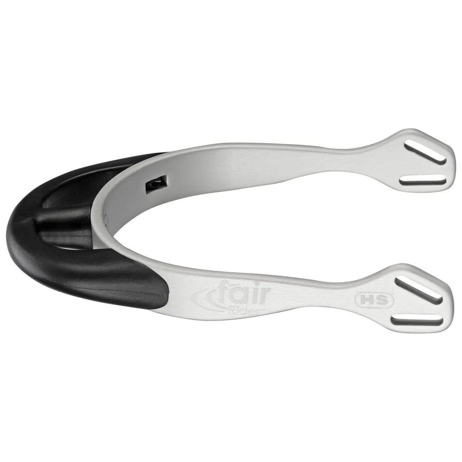 Herm. Sprenger fairRider spurs - aluminium, 25mm neck black thin rounded 47621 Herm. Sprenger