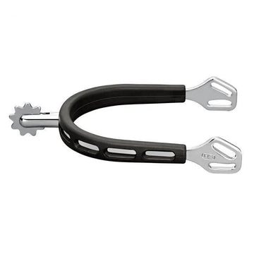 Herm. Sprenger ULTRA fit EXTRA GRIP spurs with Balkenhol fastening - Stainless steel, 30 mm rounded Herm. Sprenger