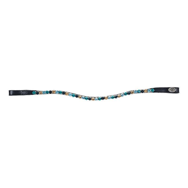 HFI straight browband with strass - HorseworldEU