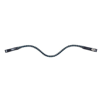 HFI V shape browband with strass - HorseworldEU
