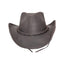 American hat makers Hollywood | Womens Leather Cowgirl Hat