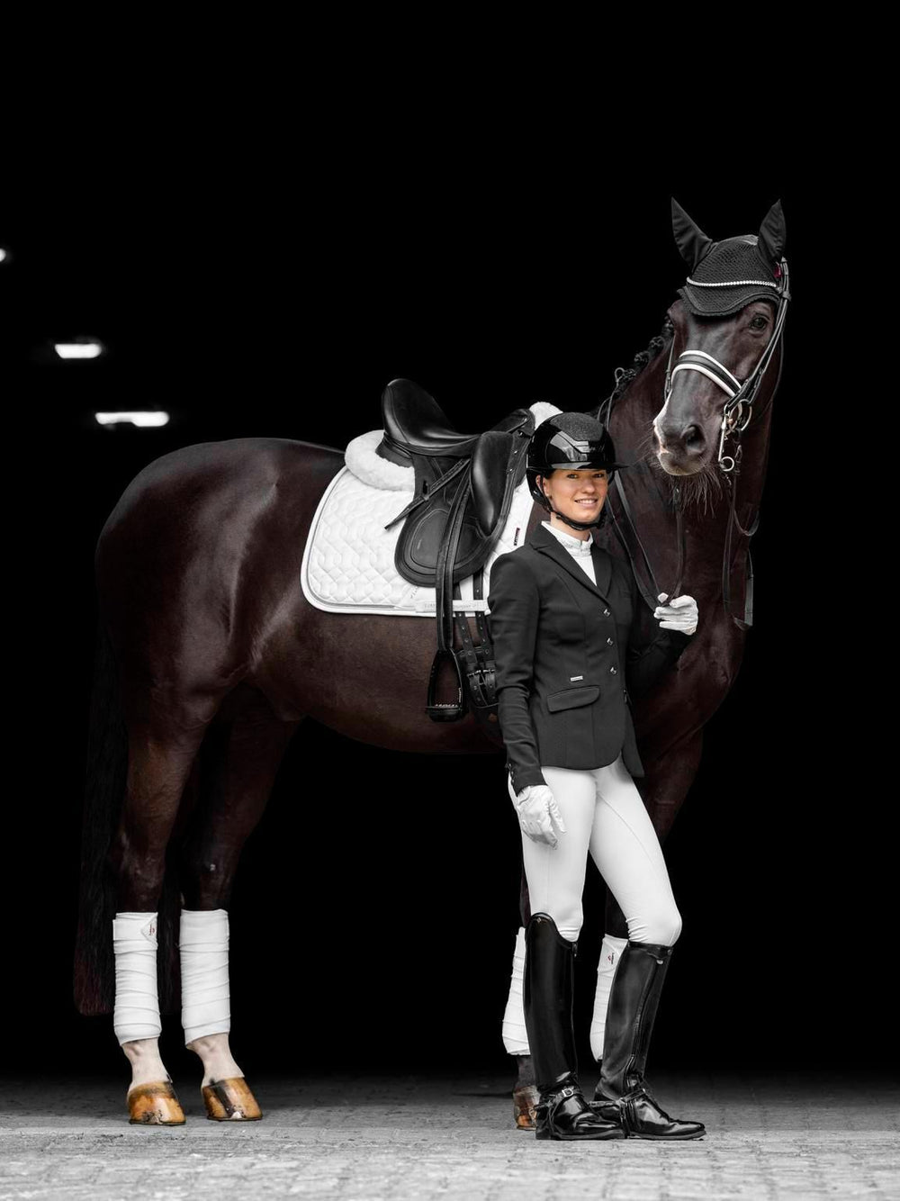 Dressage saddle pad LeMieux Crystal | La sellerie de Maé Dressage saddle pad LeMieux Crystal | La sellerie de Maé
