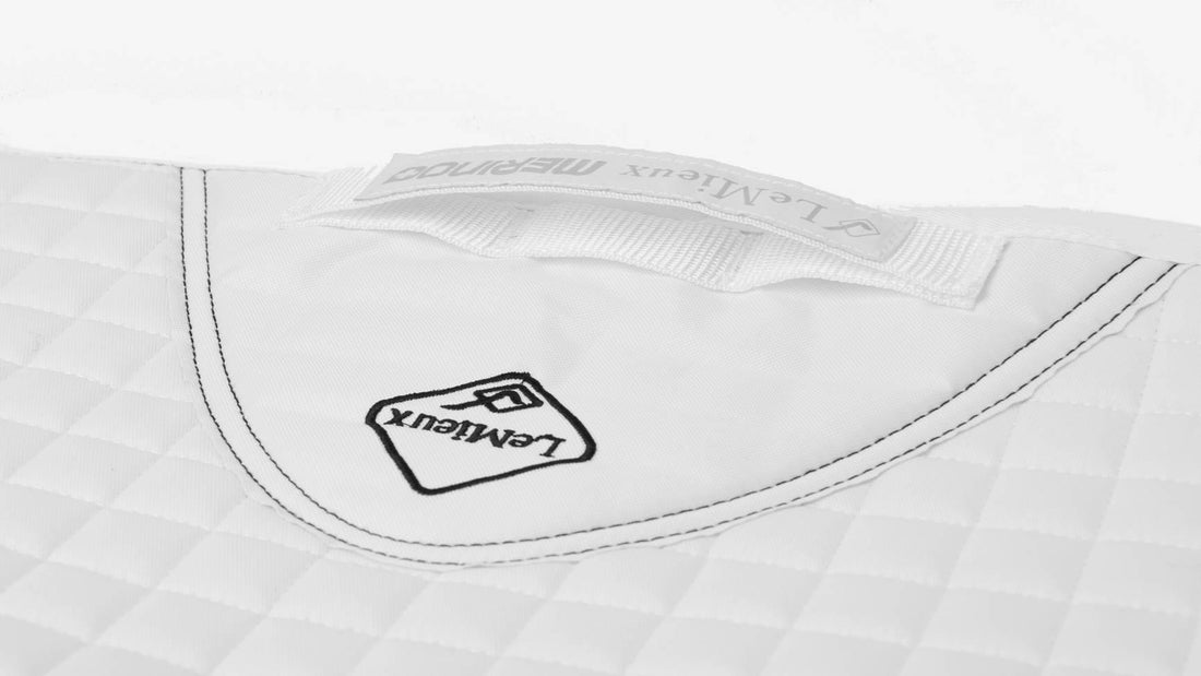 LeMieux Merino + dressage square half lined - HorseworldEU