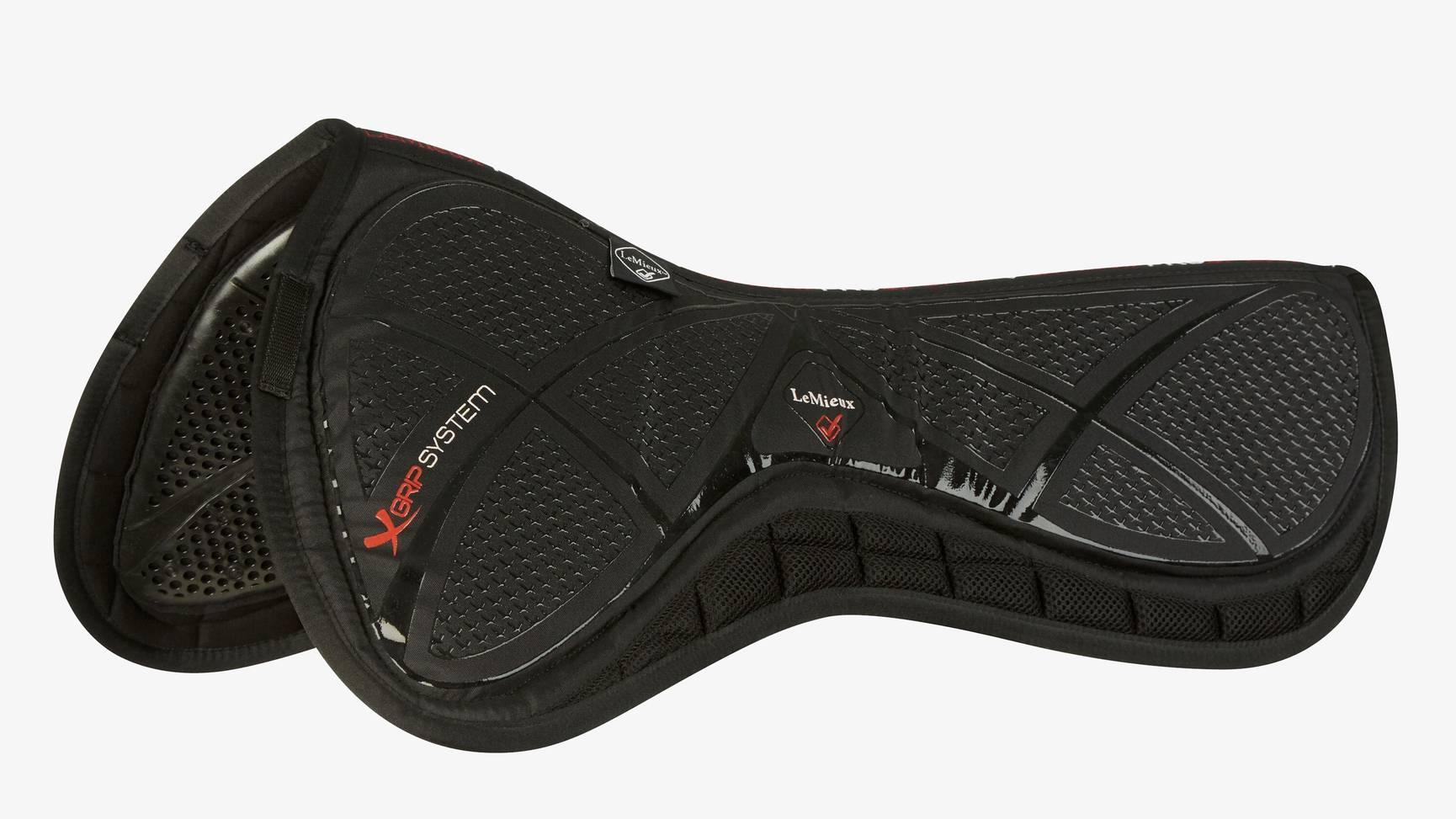 LeMieux X-grip twin sided half pad black – HorseworldEU
