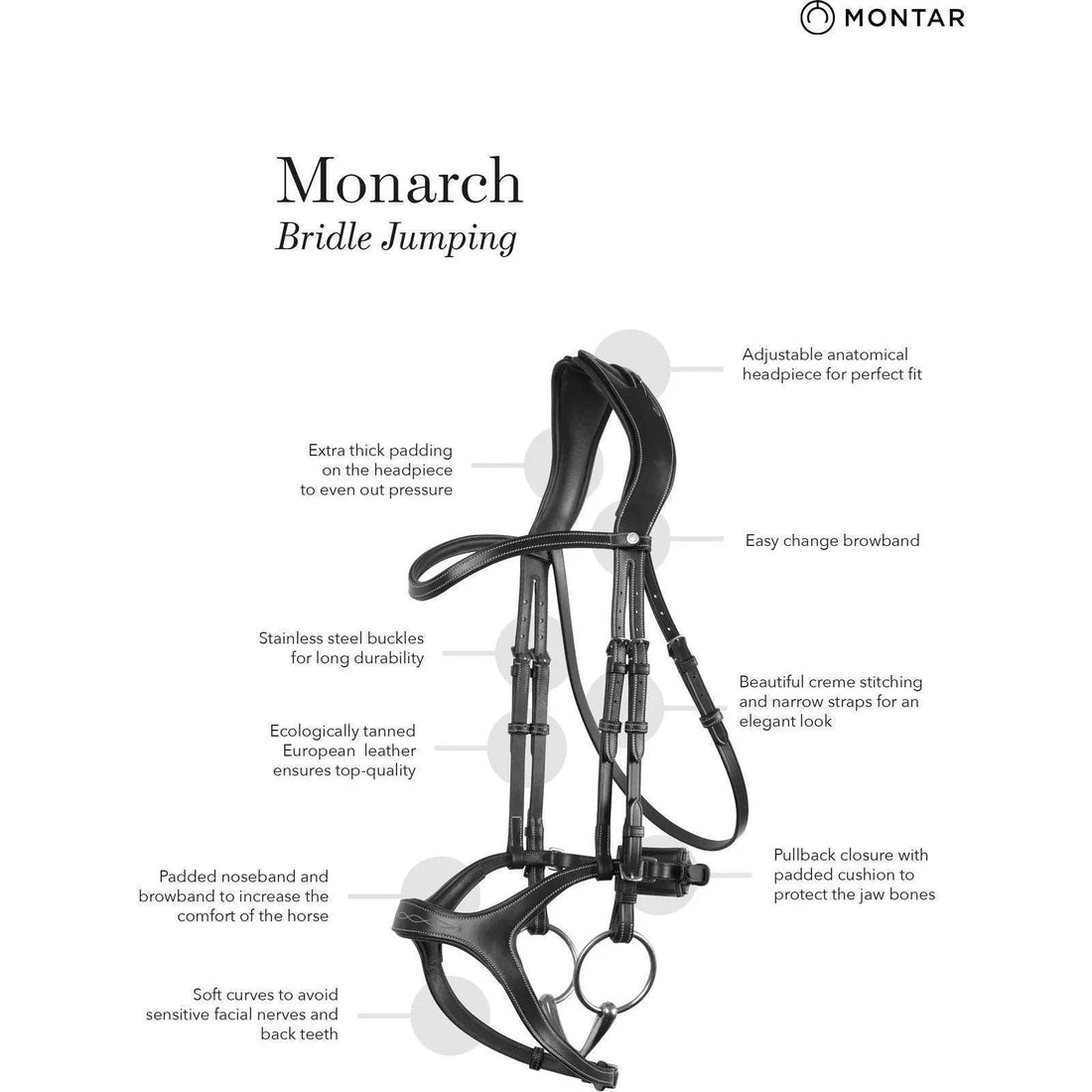 Montar monarch bridle Montar