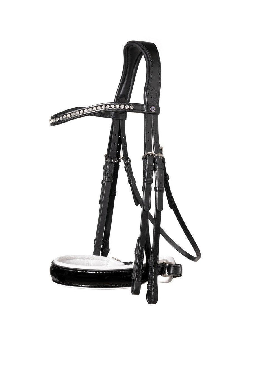 Trust Aachen Large patent crank noseband double bridle - HorseworldEU