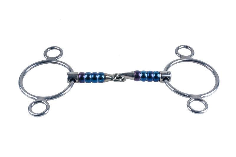 Mors à Bouche Articulé Pour Cheval - Bague Lâche En Fer Doux, Type Mors à Bouche Articulé Pour Cheval - Bague Lâche En Fer Doux, Type